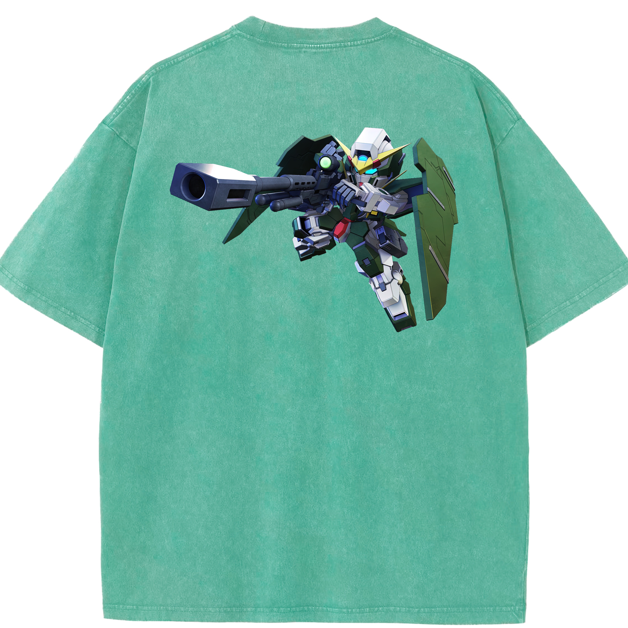 （画像用） 機動戦士ガンダム Mobile Suit Gundam 綿100% ヴィンテージ風 半袖Tシャツ（背面プリント）